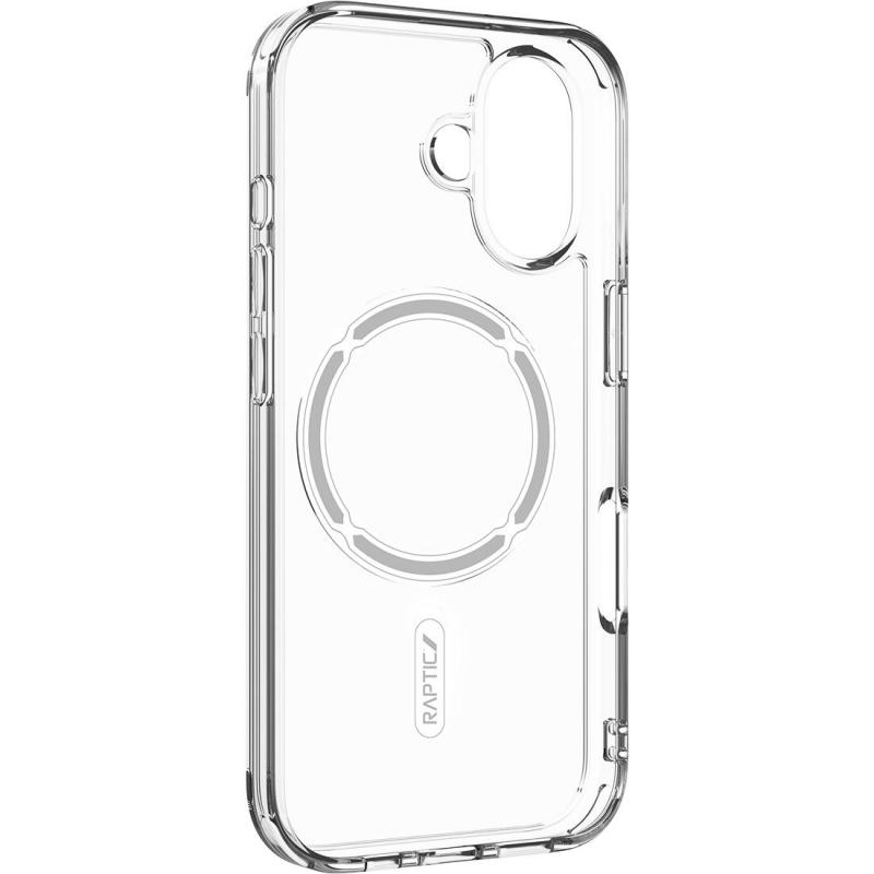 Raptic Air-ClearVue Back Cover Mobile Case with MagSafe, for iPhone 17, Clear — 3