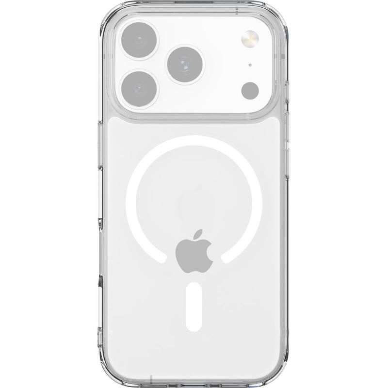 Raptic Air-ClearVue Back Cover Mobile Case with MagSafe, for iPhone 17 Pro, Clear