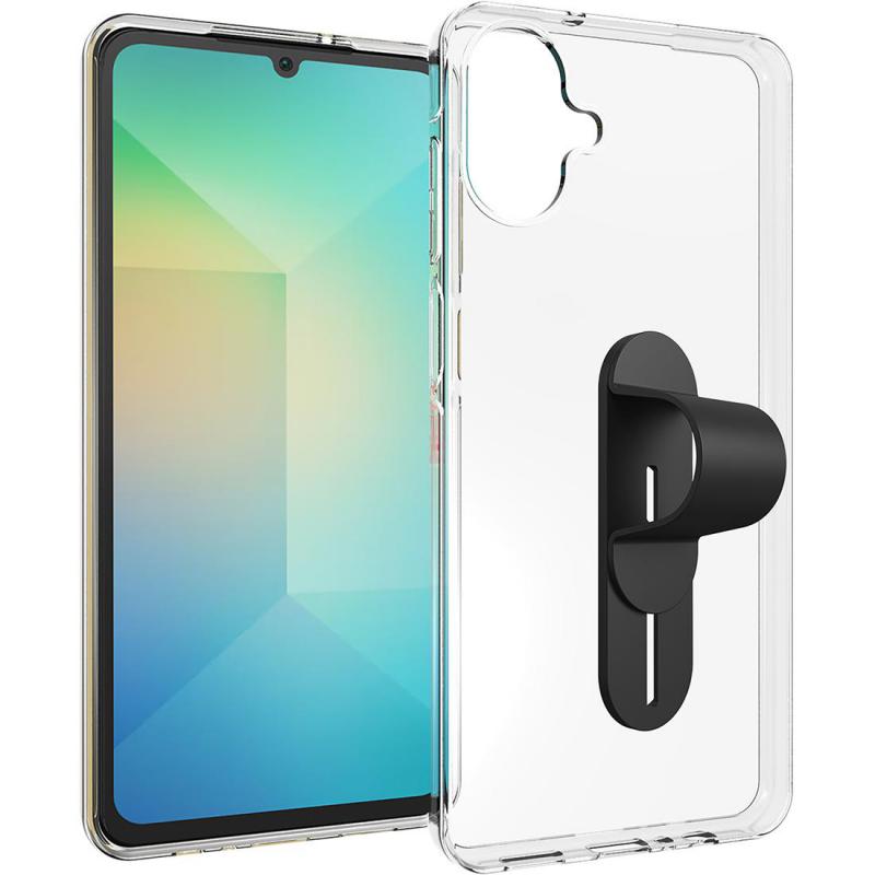 Just in Case Soft TPU Back Cover Mobile Case with Strap, for Samsung Galaxy A07/Galaxy A07 5G, Clear