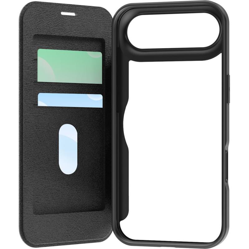 Raptic Air-Folio Flip Cover Mobile Case with MagSafe, for iPhone Air, Black — 3