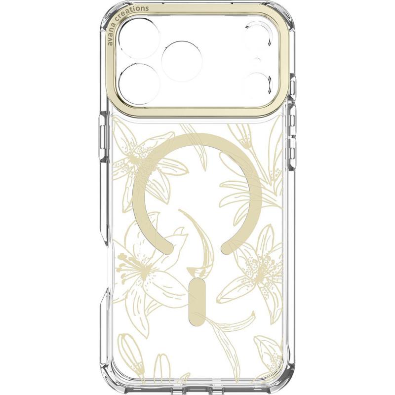 Avana Creations Vibe Back Cover Mobile Case with MagSafe, for iPhone 17 Pro Max, Vibe Gold