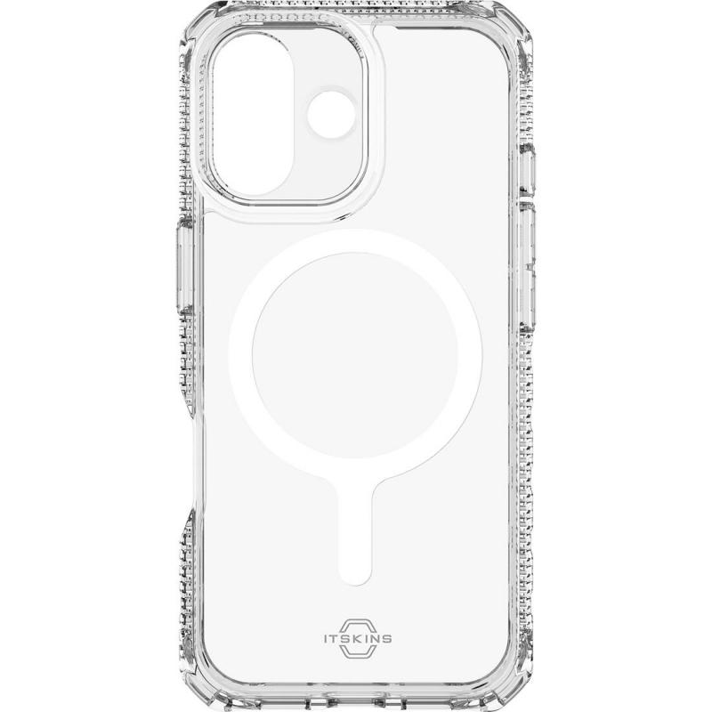 ITskins Hybrid Clear Back Cover Mobile Case with MagSafe, for iPhone 17, Transparent