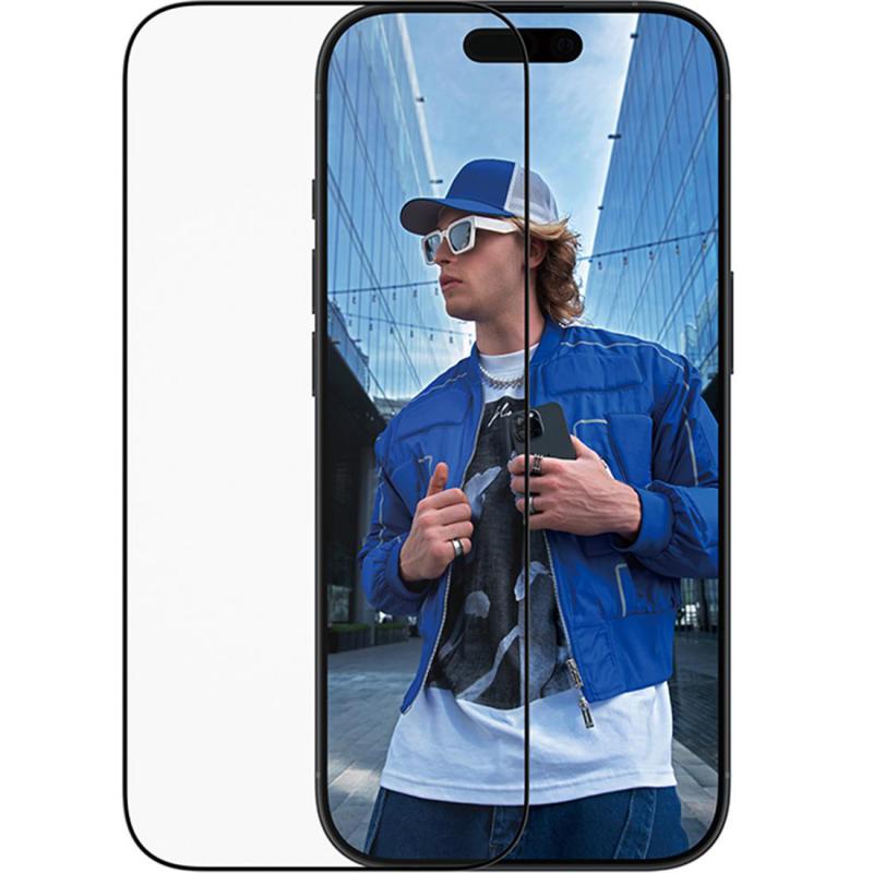 PanzerGlass Ultra-Wide Fit Smartphone Screen Protector, for iPhone 17/iPhone 16 Pro, Tempered Glass, Clear — 2