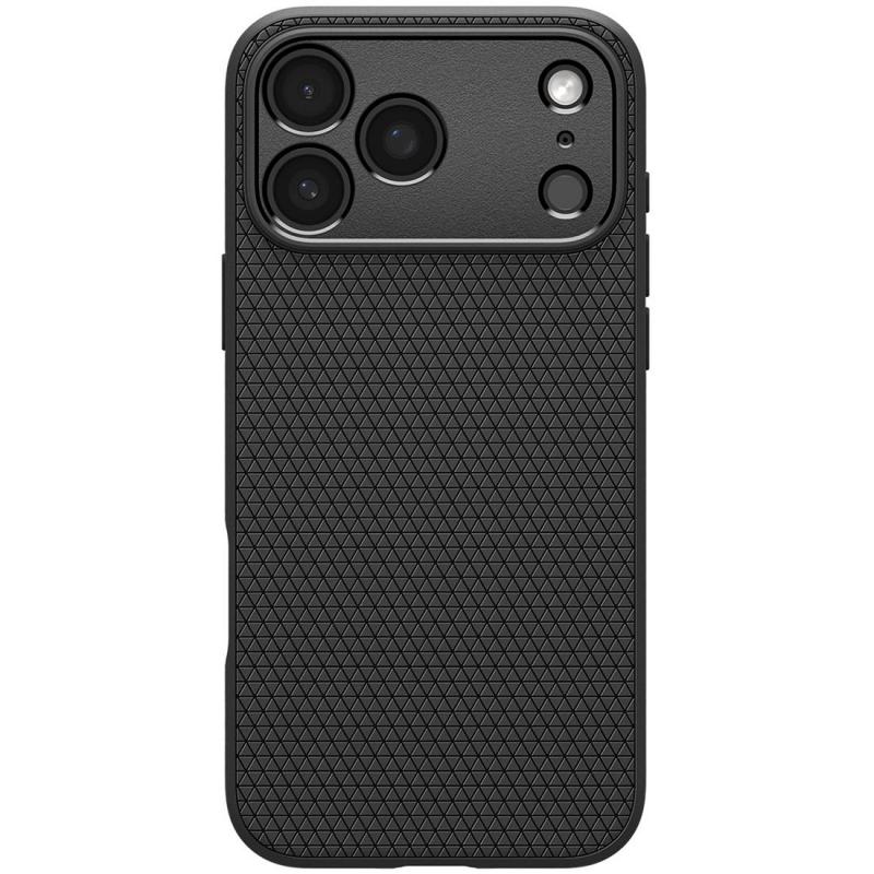 Spigen Liquid Air Back Cover Mobile Case, for iPhone 17 Pro Max, Matte Black