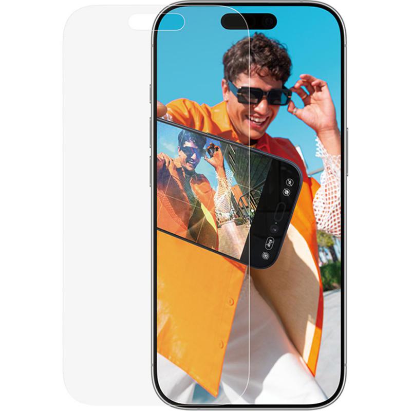 PanzerGlass Ultra-Wide Fit Anti-reflective Armor Smartphone Screen Protector, for iPhone 17/iPhone 16 Pro, Tempered Glass, Anti-reflective — 2