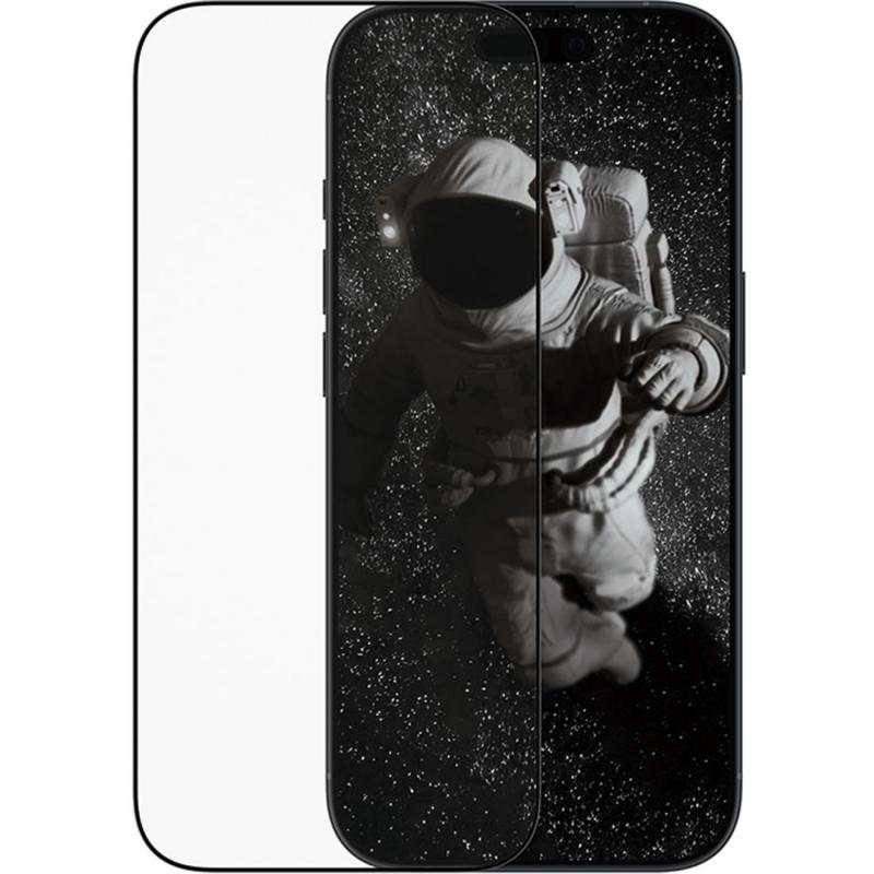 PanzerGlass Ultra-Wide Fit Ceramic II Smartphone Screen Protector, for iPhone 17/iPhone 16 Pro, Tempered Glass, Clear — 2