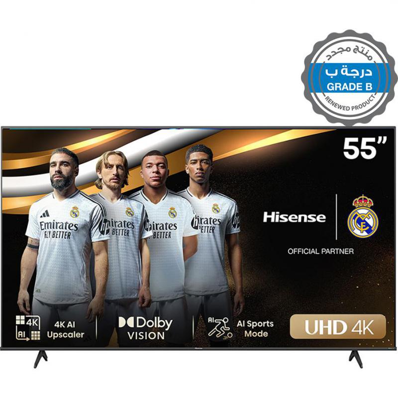 Renewed Grade B Hisense 55A6K 55" 4K Ultra HD, LED, HDR10+, Black