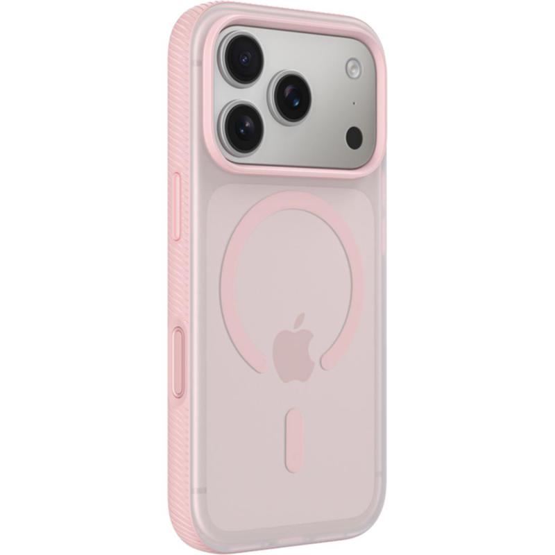 Belkin SheerForce Grip Back Cover Mobile Case with MagSafe, for iPhone 17 Pro, Pink