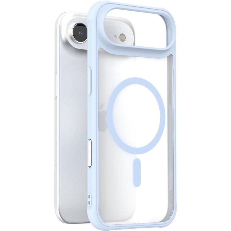 Araree DUPLE M ARMOR Back Cover Mobile Case with MagSafe, for iPhone Air, Sky Blue