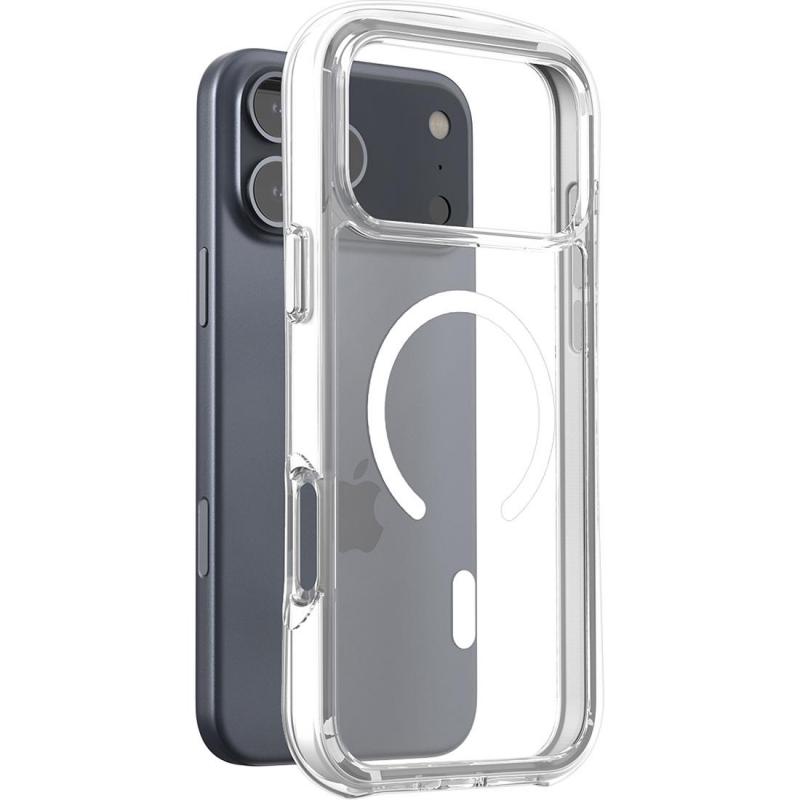 Araree DUPLE M AIR Back Cover Mobile Case with MagSafe, for iPhone 17 Pro Max, Clear Matte