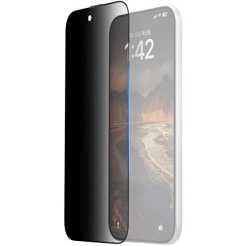 Araree Core Privacy 9H Hardness Tempered Glass Smartphone Screen Protector, for iPhone Air, Round Edge