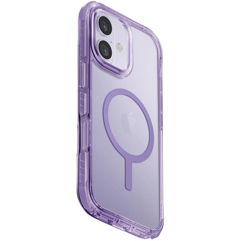 Uniq Combat Back Cover Mobile Case with MagSafe, for iPhone 17, Pale Lilac
