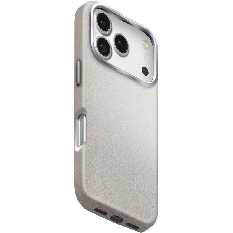 Uniq Lyden Back Cover Mobile Case with MagSafe, for iPhone 17 Pro, Clay