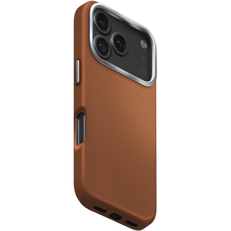 Uniq Lyden Back Cover Mobile Case with MagSafe, for iPhone 17 Pro, Caramel