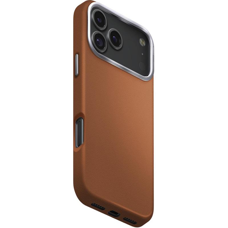 Uniq Lyden Back Cover Mobile Case with MagSafe, for iPhone 17 Pro Max, Caramel