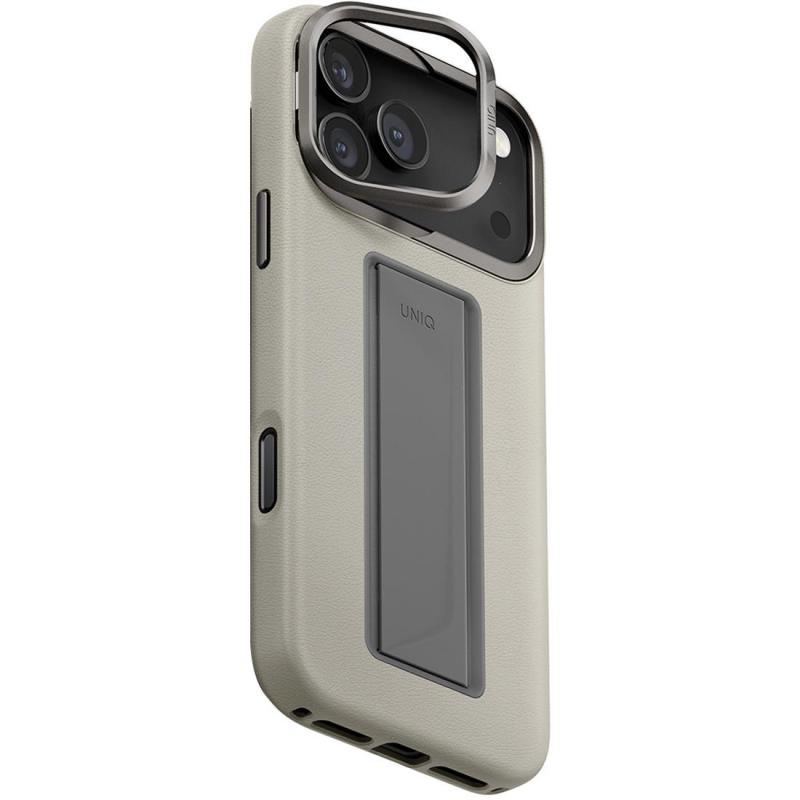 Uniq Heldro Pro Back Cover Mobile Case with MagSafe, for iPhone 17 Pro Max, Clay