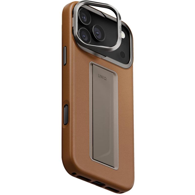 Uniq Heldro Pro Back Cover Mobile Case with MagSafe, for iPhone 17 Pro Max, Caramel
