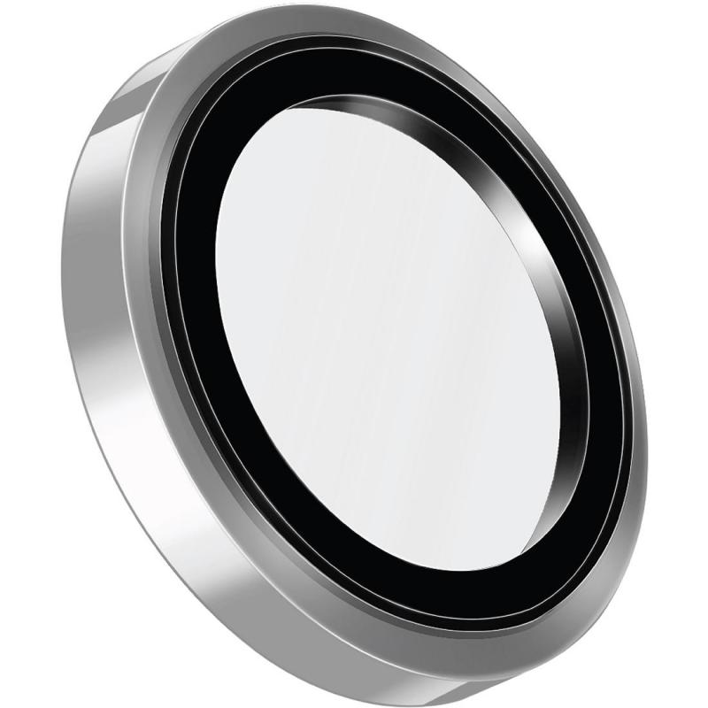 Uniq Optix Prime Camera Lens Protector (Individual Ring) Smartphone Camera Accessory, for iPhone 17 Pro/iPhone 17 Pro Max, Silver Chrome