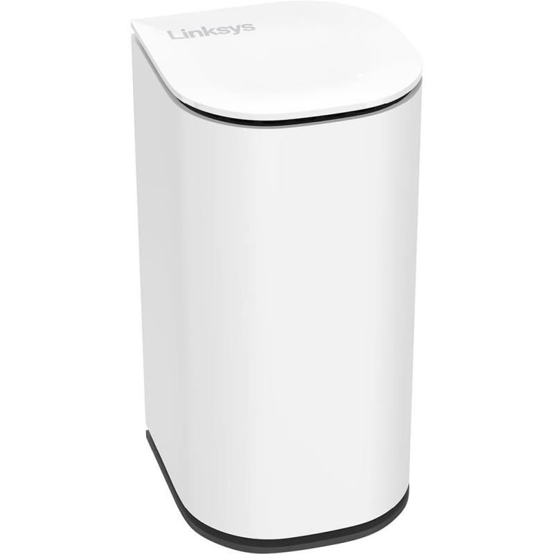 Linksys Velop Micro 7 (1-Pack) Whole Home Mesh Wi-Fi, up to 5000 Mbps, Dual Band (2.4 GHz/5 GHz), Wi-Fi 7 (802.11be), Single Port (LAN), 1X 2.5 Gbps LAN Port, White