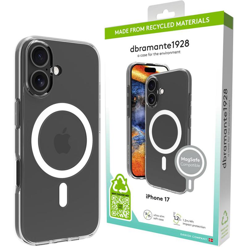 Greenland Pro MS Back Cover Mobile Case with MagSafe, for iPhone 17, Clear