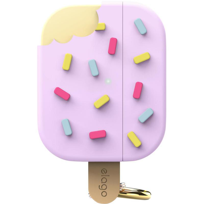 Elago Ice Cream Earbuds Case, for Apple AirPods Pro 3, Lavender