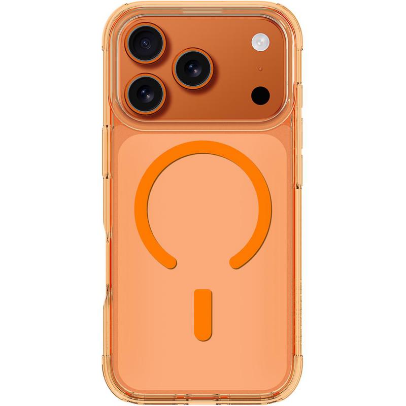 Amazing Thing MINIMAL MAG Back Cover Mobile Case with MagSafe, for iPhone 17 Pro Max, Titan Orange — 2