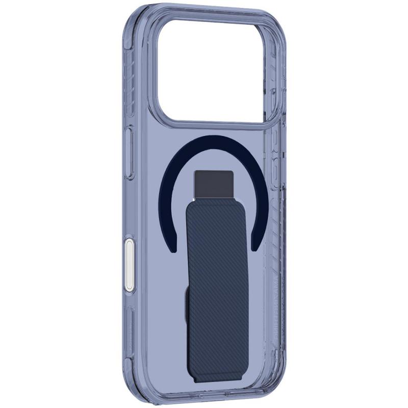 Amazing Thing Titan Pro Holder Back Cover Mobile Case with MagSafe, for iPhone 17 Pro Max, Titan Blue