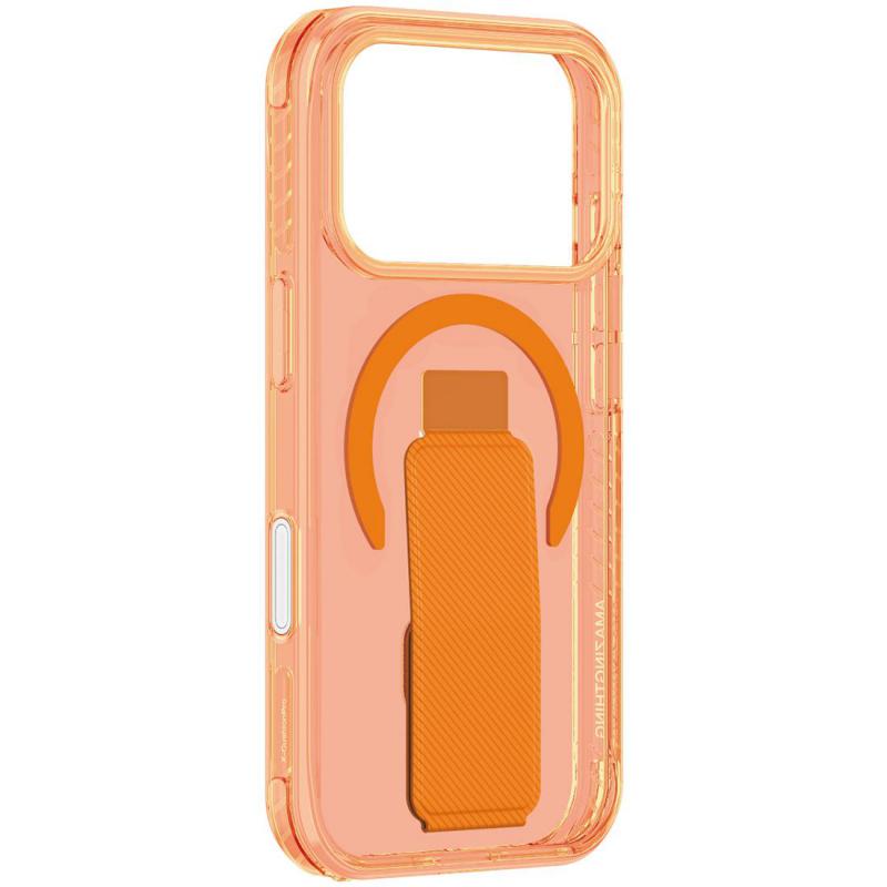 Titan Pro Holder Back Cover Mobile Case with MagSafe, for iPhone 17 Pro, Titan Orange