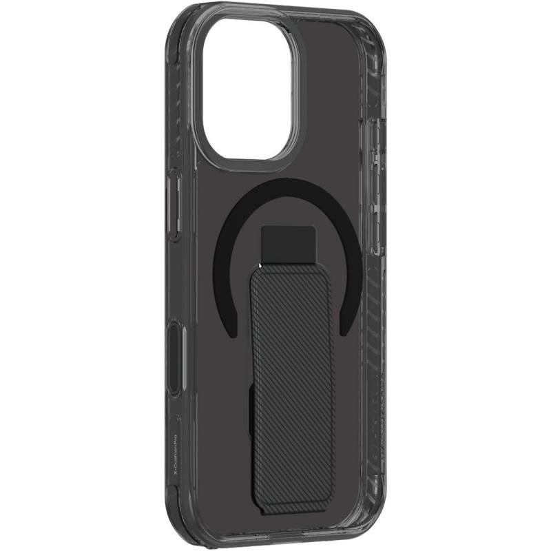 Amazing Thing Titan Pro Holder Back Cover Mobile Case with MagSafe, for iPhone 17, Titan Black