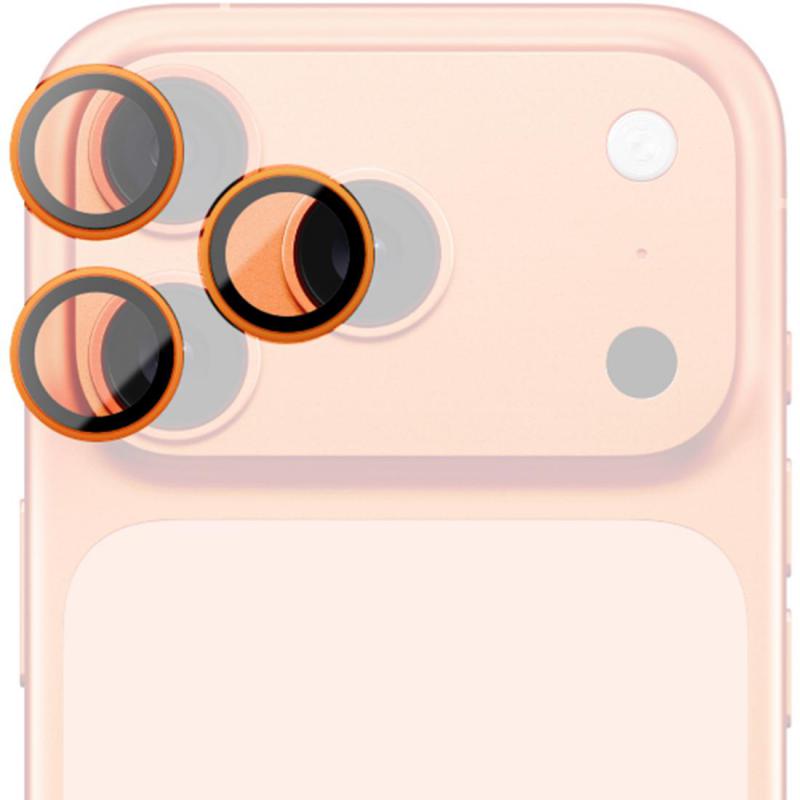Amazing Thing AR Lens Camera Lens Protector (Individual Ring) Smartphone Camera Accessory, for iPhone 17 Pro/iPhone 17 Pro Max, Titan Orange