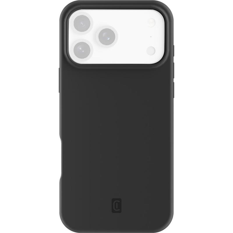 Cellularline Sensation Back Cover Mobile Case, for iPhone 17 Pro, Black