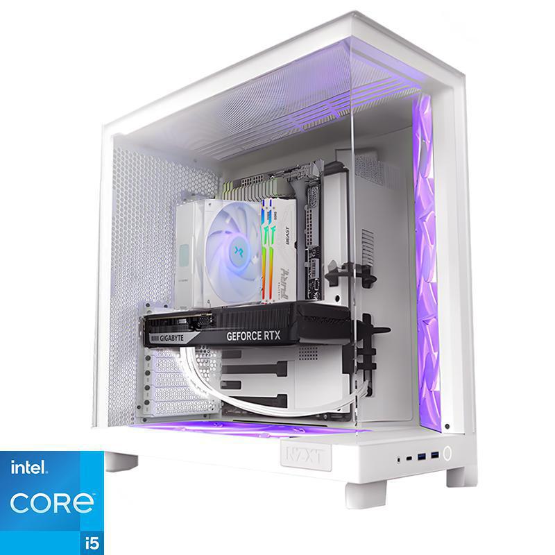 INFINIARC Cube Pro Gaming CPU, Intel Core i5-14400F (14th Gen), 32 GB RAM, NVIDIA GeForce RTX 5060 (8 GB), 1 TB SSD