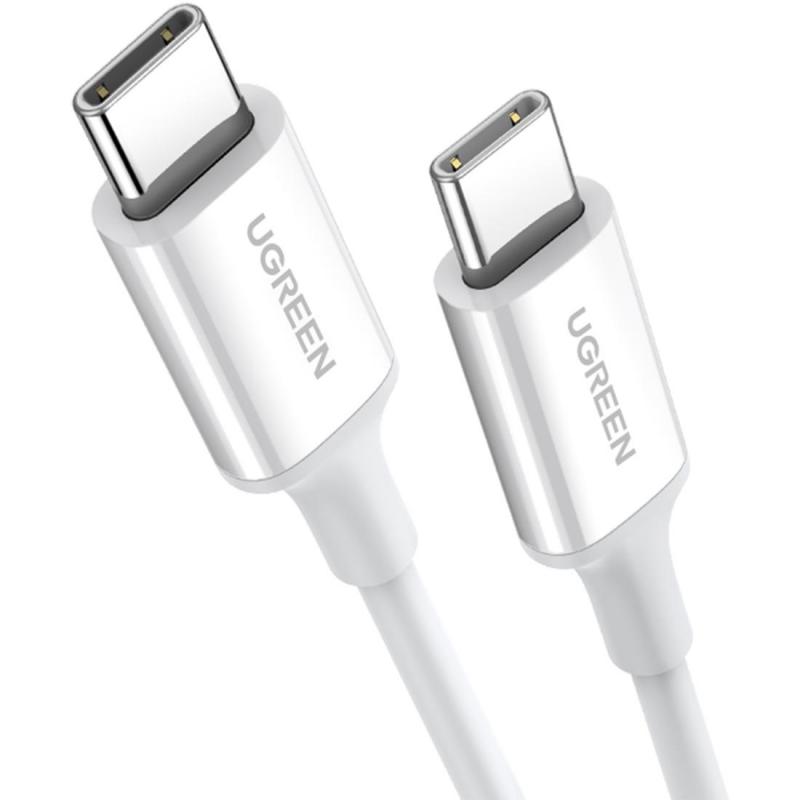 Ugreen US264 USB-C to USB C Sync & Charge Cable, 1.00 m ( 3.28 ft ), White