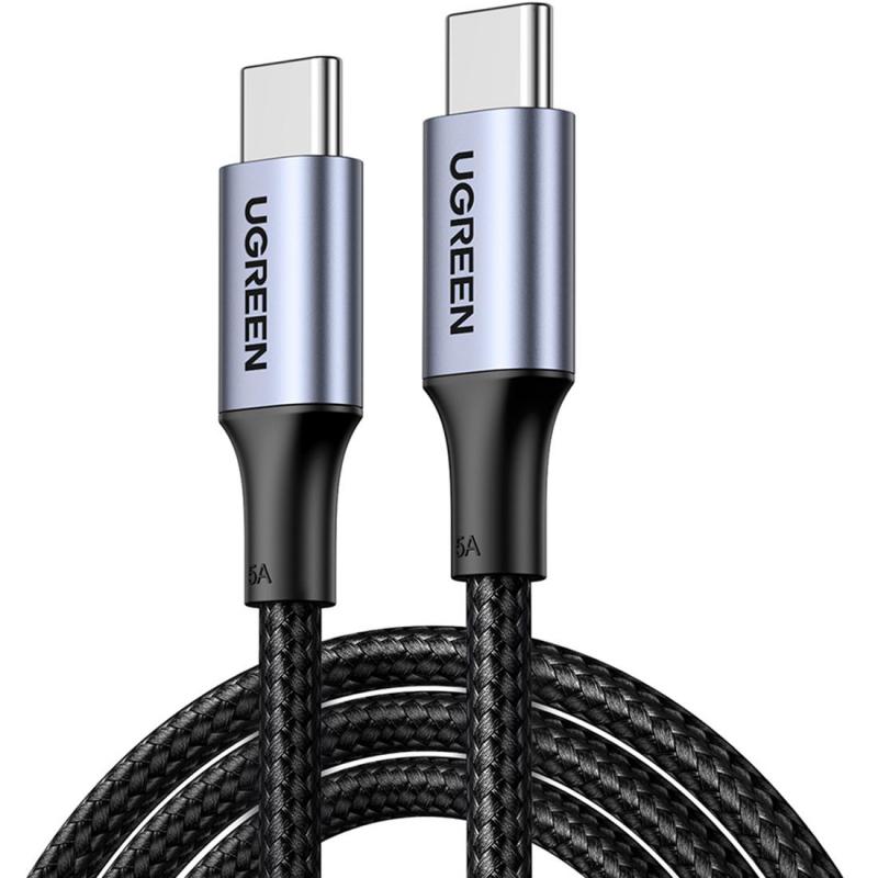 Ugreen US316 USB-C to USB-C Sync & Charge Cable, 2.00 m ( 6.56 ft ), Black