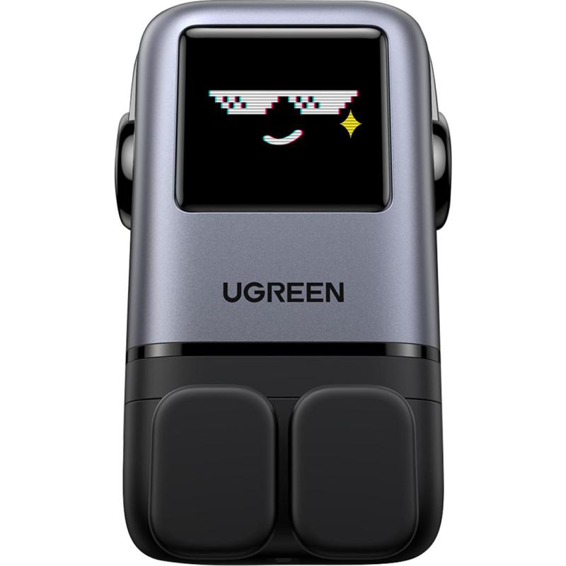 Ugreen Uno 4-Port 100W GaN Fast Charger, USB PD (Power Delivery), 100 Watts, 4 USB (3X USB-C/1X USB), Grey — 2