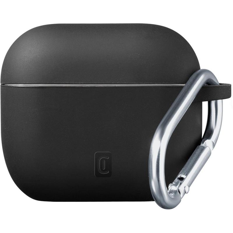 Cellularline Bounce Earbuds Case, for Apple AirPods Pro 3, Black