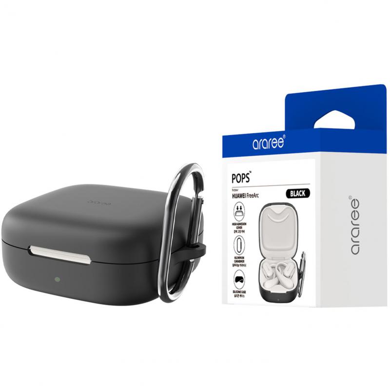 Araree Pops Earbuds Case, for Huawei FreeArc, Black