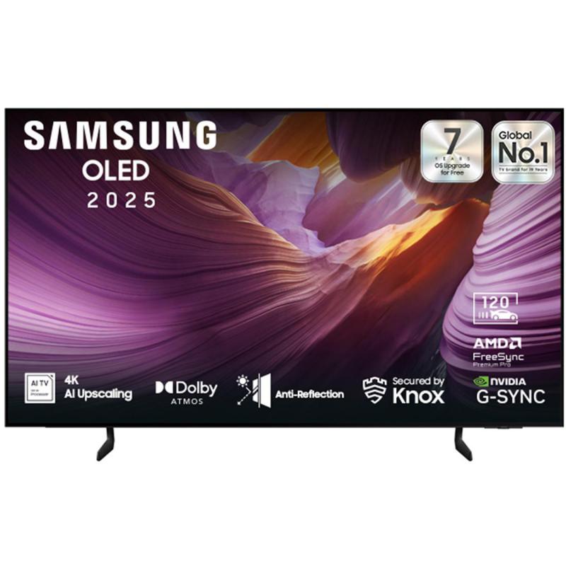 Samsung 77" Smart TV, 4K OLED, 100 Hz, Graphite Black, S85F