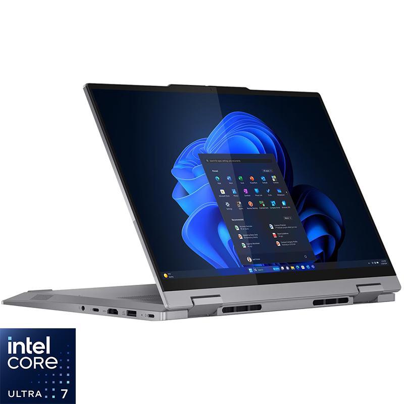 Lenovo ThinkBook 14 2-in-1 Laptop - Convertible, AI, 14", Intel Core Ultra 7, 16 GB RAM, 512 GB, Windows 11 Pro, Intel Graphics, Foldable