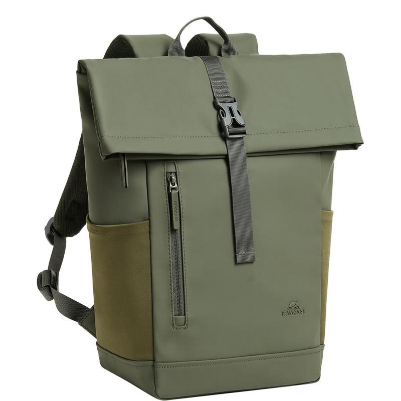 Rivacase ECO Laptop Backpack, for 14" (Device), Olive Green