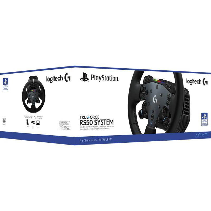 Logitech G RS50 System Racing Wheel, Wired, for PC/PlayStation 5/PlayStation 4, Black — 3