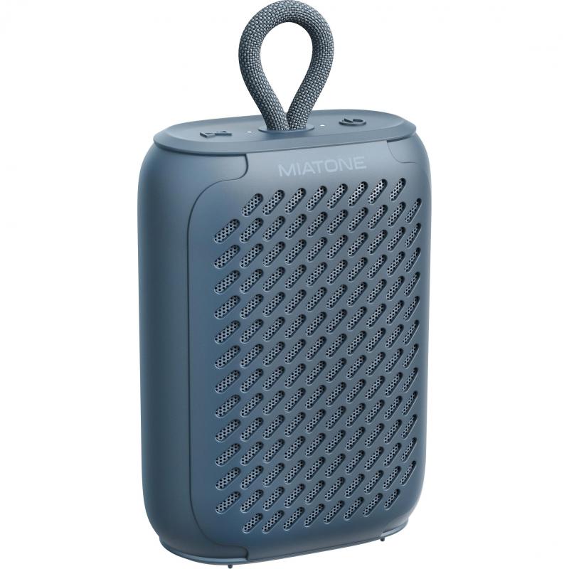 Miatone Q06P Portable Speaker, Bluetooth, up to 12 Hours Playtime, Blue