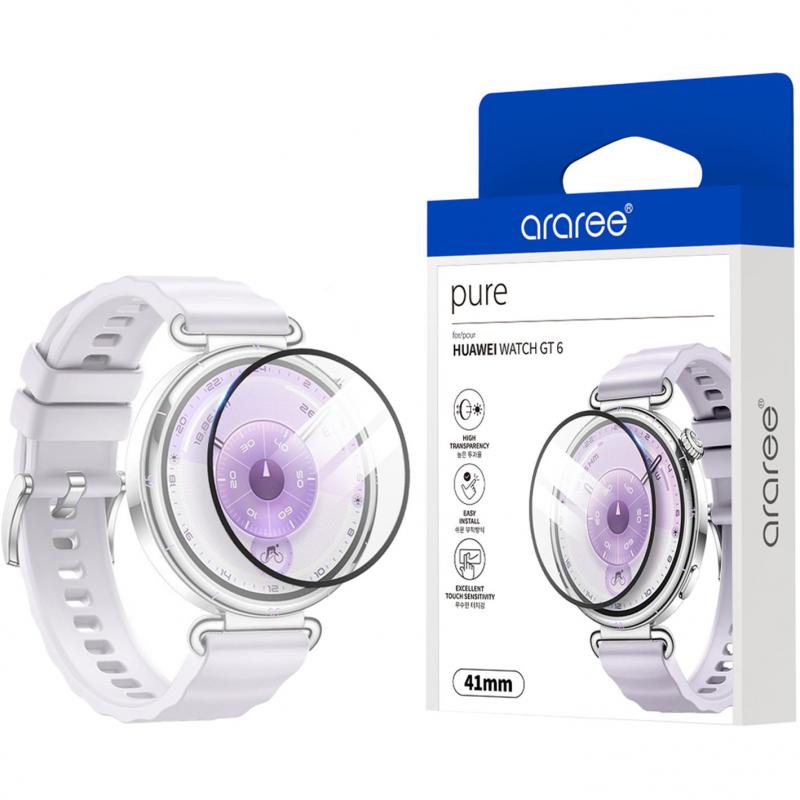 Araree Pure Smartwatch Screen Protector, for Huawei Watch GT 6 41