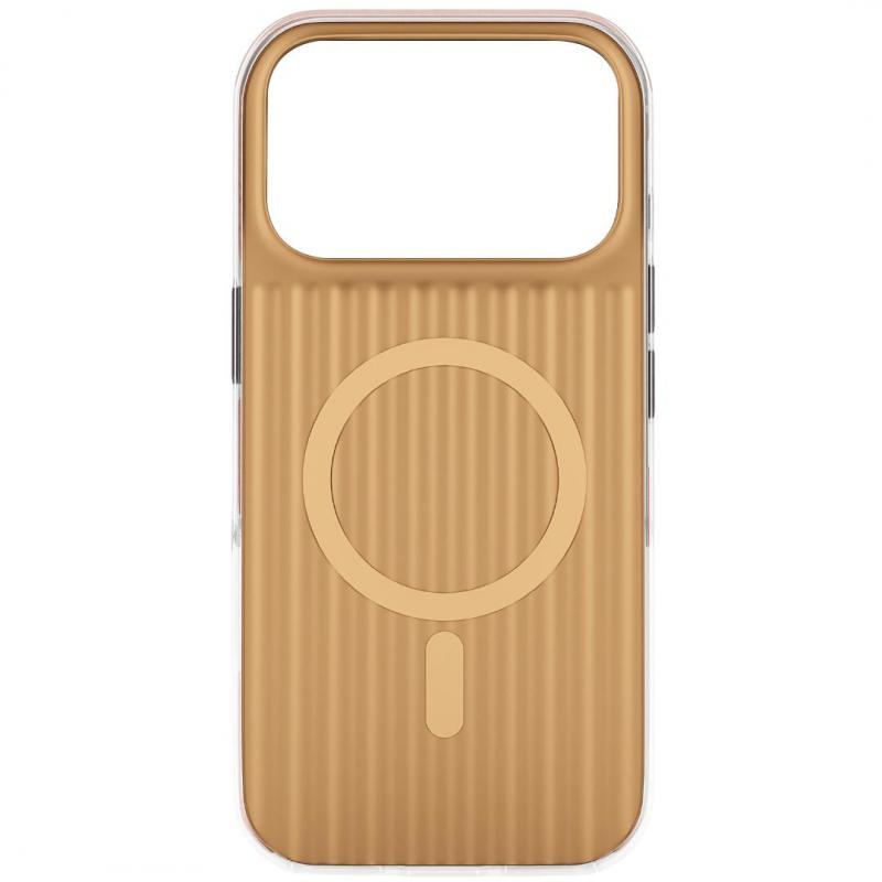 HYPHEN Aura Back Cover Mobile Case with MagSafe, for iPhone 17 Pro, Gold — 2