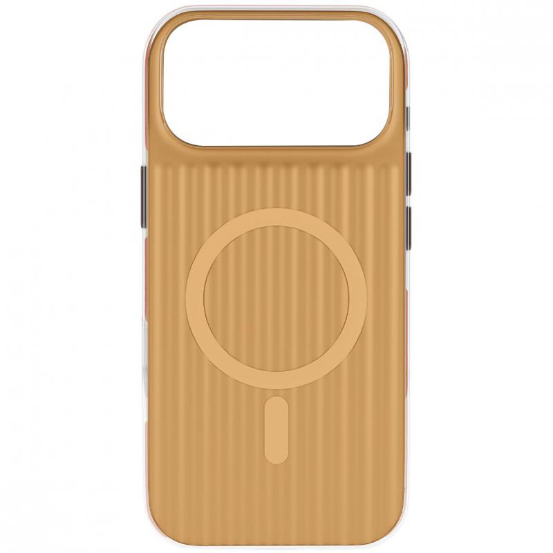 HYPHEN Aura Back Cover Mobile Case with MagSafe, for iPhone 17 Pro Max, Gold — 2