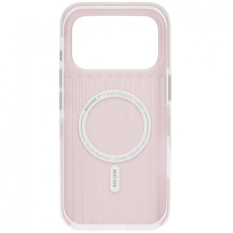 HYPHEN Aura Back Cover Mobile Case with MagSafe, for iPhone 17 Pro, Rose Gold — 3