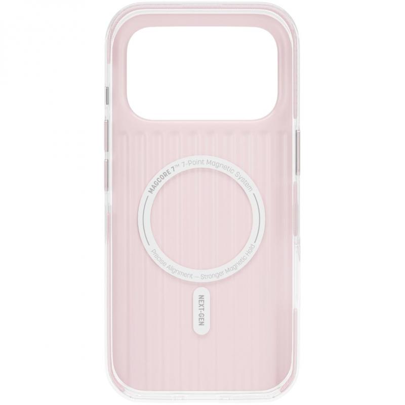 HYPHEN Aura Back Cover Mobile Case with MagSafe, for iPhone 17 Pro Max, Rose Gold — 3