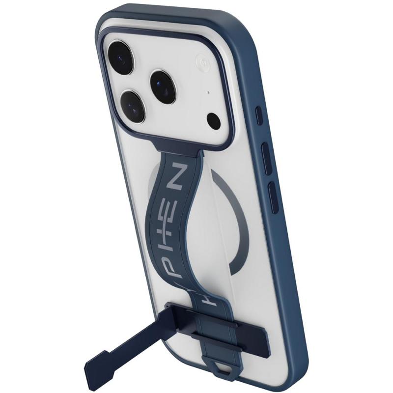 HYPHEN Flex Back Cover Mobile Case with MagSafe, for iPhone 17 Pro, Indigo — 2
