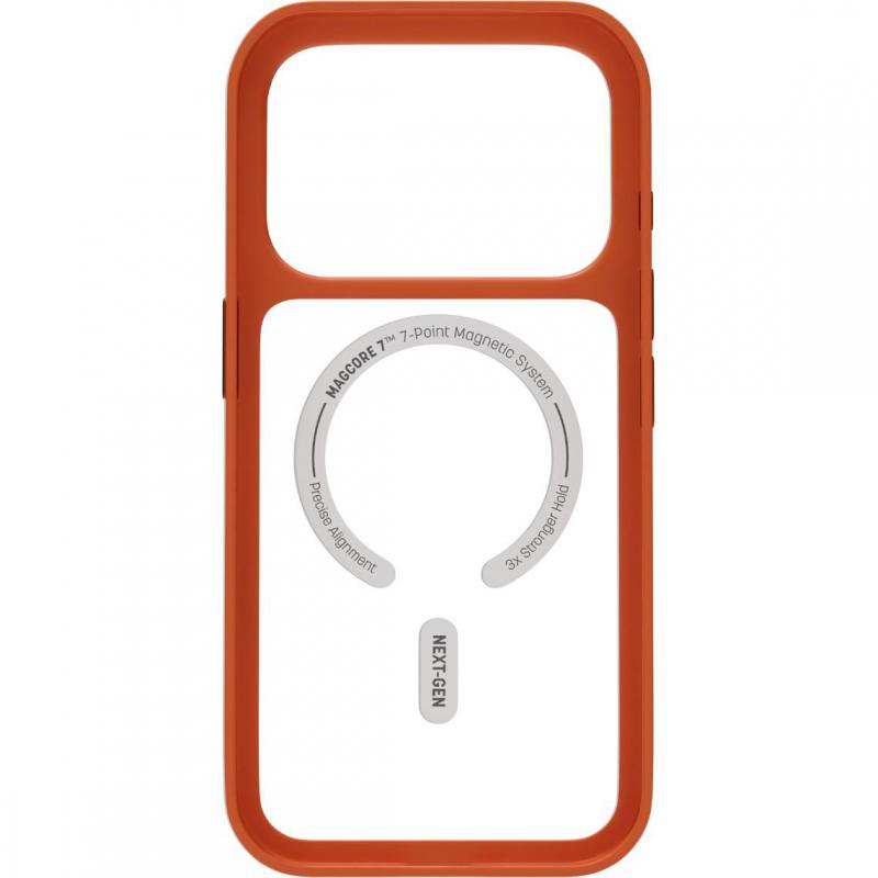 HYPHEN Rift Back Cover Mobile Case with MagSafe, for iPhone 17 Pro Max, Tangerine — 2