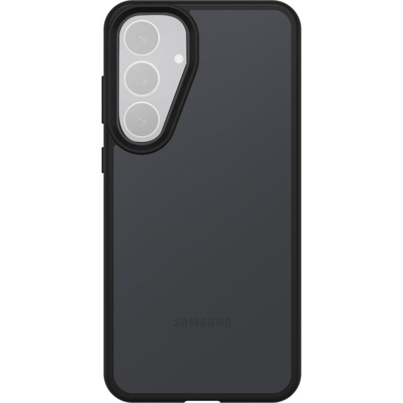 OtterBox React Back Cover Mobile Case, for Samsung Galaxy S25 FE 5G, Black Crystal